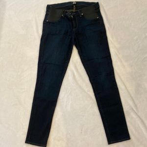 GUC Paige Maternity dark washed Skyline Skinny jeans Sz 30